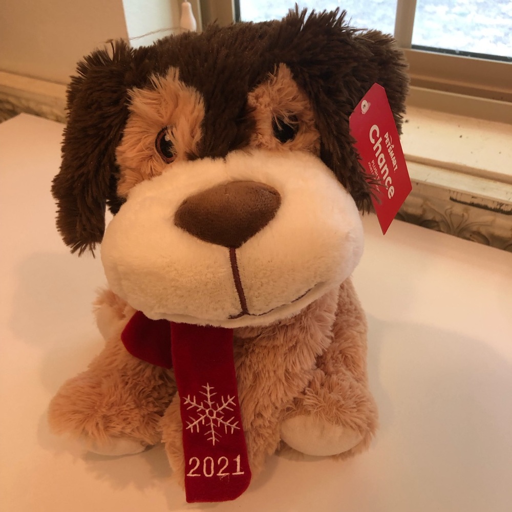 Squeaks Plush Toy Stuffed Animal Dog collectible